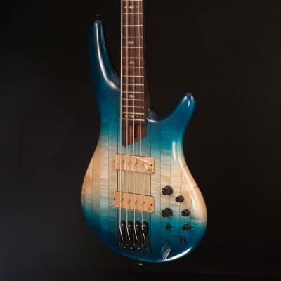 Ibanez SR Premium 4str Bass, Caribbean Islet Low Gloss 9lbs 3.3oz image 5