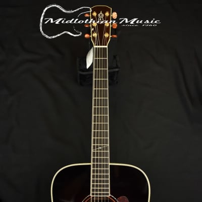 Alvarez Yairi DYM95SB Acoustic Guitar w/Case - Tobacco Sunburst Natural Tint Finish image 3