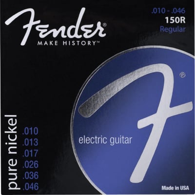 Fender Jeu de cordes électriques Fender 150R Nickelplated Steel 10-46 image 2