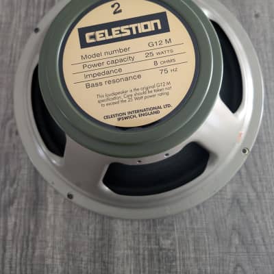 Celestion G12M Greenback - 12 inch 25W Guitar Speaker