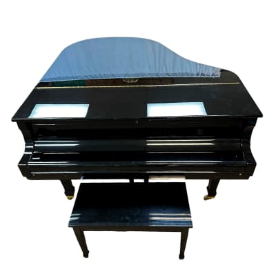 Black Lacquer Weber WG-57 Baby Grand Piano image 5