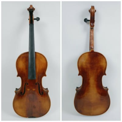 Vintage Anton Schroetter 3/4 Violin Mittenwald Germany for Restoration image 1