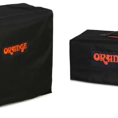 Orange CVR-412Cab 4x12 Cabinet Cover  Bundle with Orange CVR-SMHEAD Small Head Cover image 1