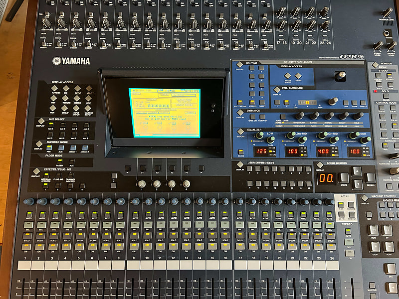 Yamaha O2R96 V2 Digital Mixer w/ Meter bridge and expansion cards