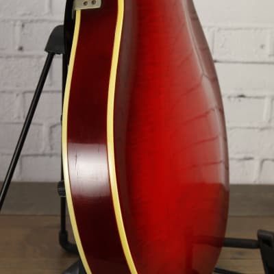 Galanti (Guild) Hollowbody Electric Guitar c1969 Red Burst w/Chip Case #201124 image 15