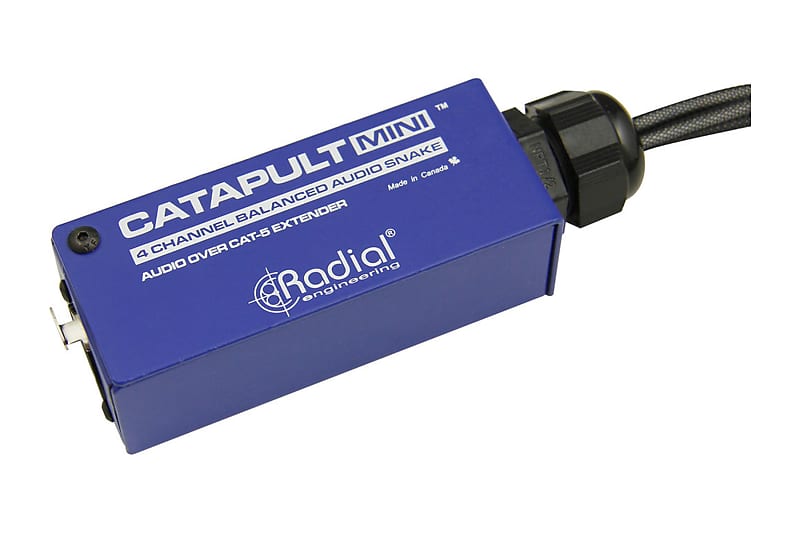 Radial Engineering Catapult Mini TX | 4-Channel Cat 5 Audio Snake image 1