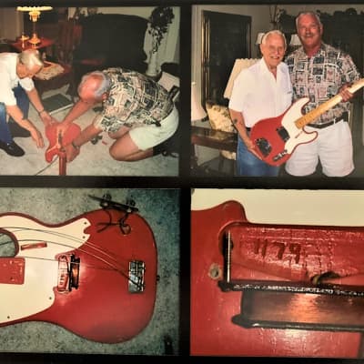 Immagine Fender Precision Bass 1955 Custom Red - 18