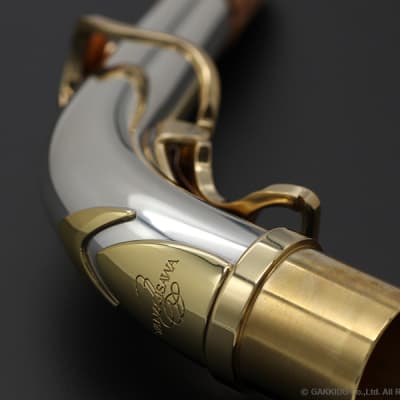 Yanagisawa Kz Series AKz3 Silver neck for Alto saxophone Clear-Lacquer Finish image 3