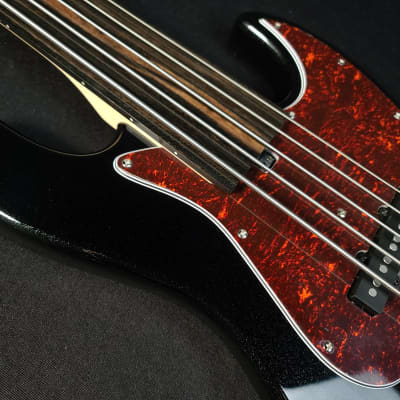 Sadowsky MetroExpress FRETLESS JJ 5 String Black Sparkle Bass with Bag image 9