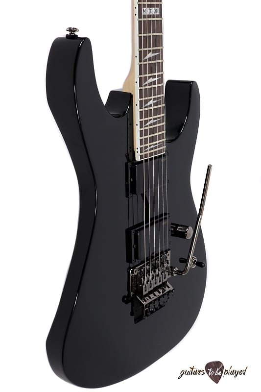 ESP LTD M 330R Floyd Rose Active Electric Guitar Black Reverb