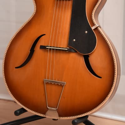 Otwin Sonor – 1950s German Vintage Parlor Archtop Jazz Guitar / Gitarre image 2