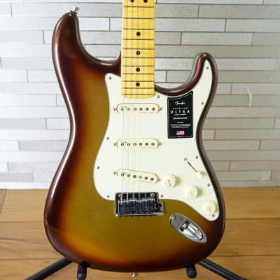 Fender American Ultra Stratocaster with Maple Fretboard - Mocha Burst image 1