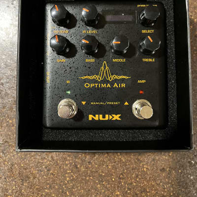 Pédale d'effets simulateur de guitare acoustique Nux OPTIMA-AIR