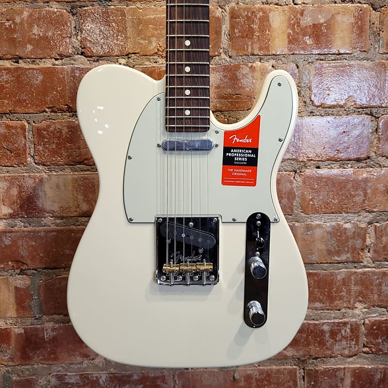 Fender Telecaster Electric Guitar Olympic White | American
