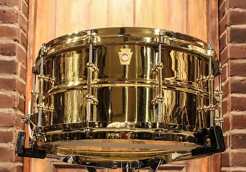 Ludwig LB422BBTWM Limited Edition Supraphonic "Brass Beauty" 6.5x14" Snare Drum image 1