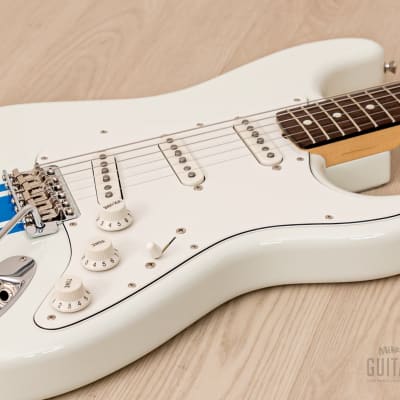 2023 Fender Traditional 60s Stratocaster Olympic White Competition Stripe, Mint w/ Hangtags, Case image 6