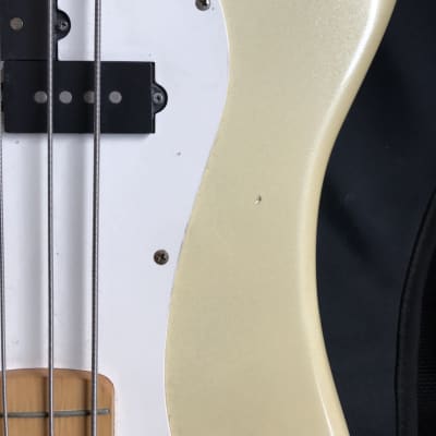 Fender 1989 Squier 2 Precision Bass 1989 Olympic white pearl image 7