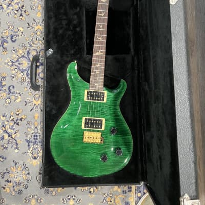 PRS Custom 22” 10-Top  ( #10 of 40 limited run) 1997 - Emerald Green with Gold Birds (Signed By Paul) image 2