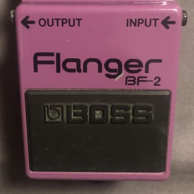 Boss BF-2 Flanger Pedal ( Pink Label - MIT ) 1998 Purple | Reverb