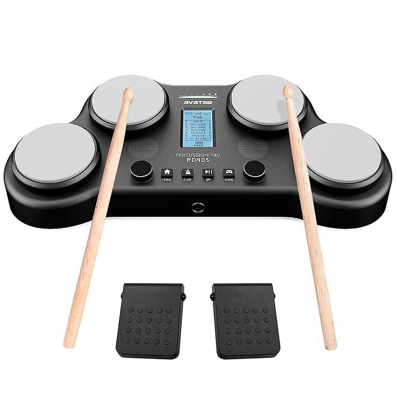 Multifunction Portable Electronic Drum Set 7 Velocity-Sensitive Pads  Tabletop Drum Practice Drum Support Recording Audio Input - AliExpress