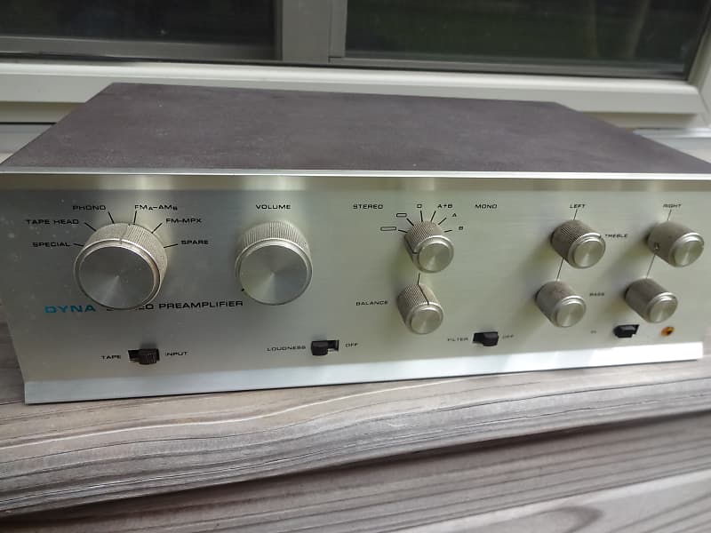 Vintage Dynaco PAS 3 Home stereo audio preamp new power supply original  12AX7 tubes Nice clean unit