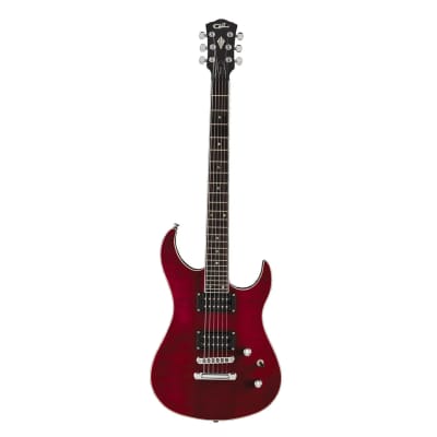 ギター G&L Tribute Fiorano GTS Trans Red/Rose G&L Tribute Fiorano GTS Electric Guitar Transparent Red