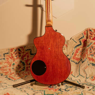 Rick Turner Rick Turner Model 1-C-LB Owned and Used by Lindsey Buckingham with Art Work Burgundy image 7
