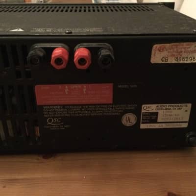 QSC 1200 Amplifier - Black image 3