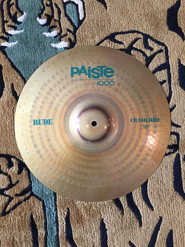 Paiste 1000 Rude 16" Crash Ride Reverb
