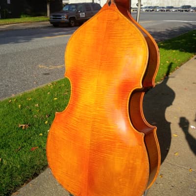 Kay 5 String-3/4 Upright Bass, Bass Fiddle, Double  Bass-Shop Setup-w/Ultralite Case and Bow image 13