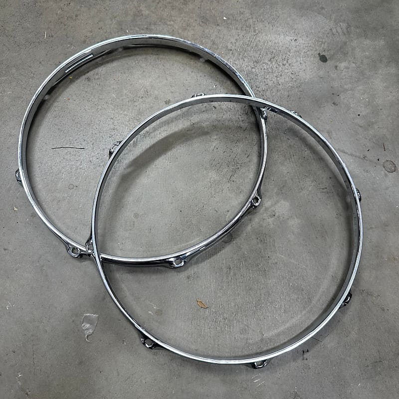 14" Snare Drum Triple Flanged Hoops Pack of 2 Free Reverb