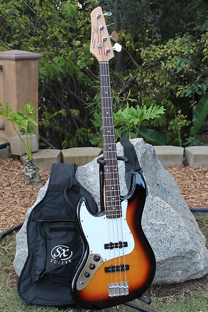 Left Handed VTG Series SX Jazz Bass Electric Guitar Custom