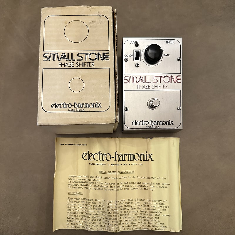 ギター Electro-Harmonix SMALL STONE EH4800 Electro-Harmonix Small Stone EH4800 Phase Shifter Early '80s