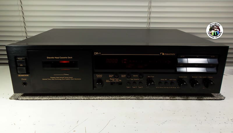 1995 Nakamichi DR-1 Discrete 3-Head Cassette Adjustable Azimuth Playback Deck 1-Owner Super Clean, Japan Complete Serviced 07-11-2025 Excellent #427  			