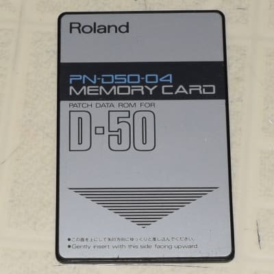 Roland D-50 ROM Card PN-D50-04 Decay and Sound Effect Group 2