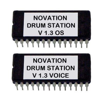 Novation Drumstation Latest Os 1.3 Firmware Eprom Tr 808 909 Clone Drum Station Rom image 1
