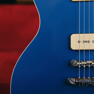 Josh Williams Stella Jr. Electric Guitar #276 - Lightly Relic'd Pelham Blue Finish with  Lollar P90 Soapbar Pickups! image 6