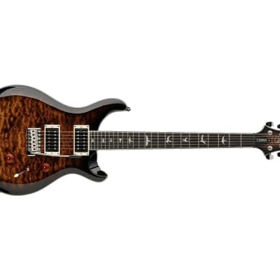 PRS SE Custom 24 Quilt Package Electric Guitar - Black Gold Sunburst image 4