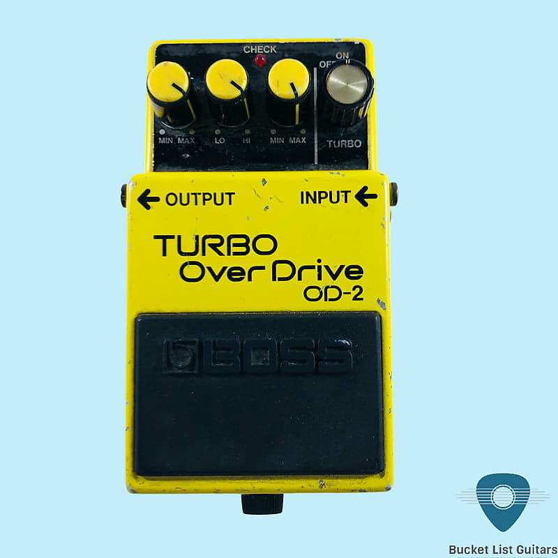 Boss OD-2 Turbo OverDrive (Black Label) | Reverb