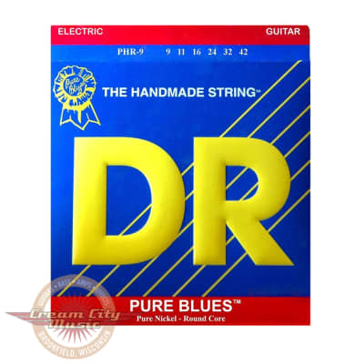 DR PHR9 Pure Blues Electric Guitar Strings .009-.042