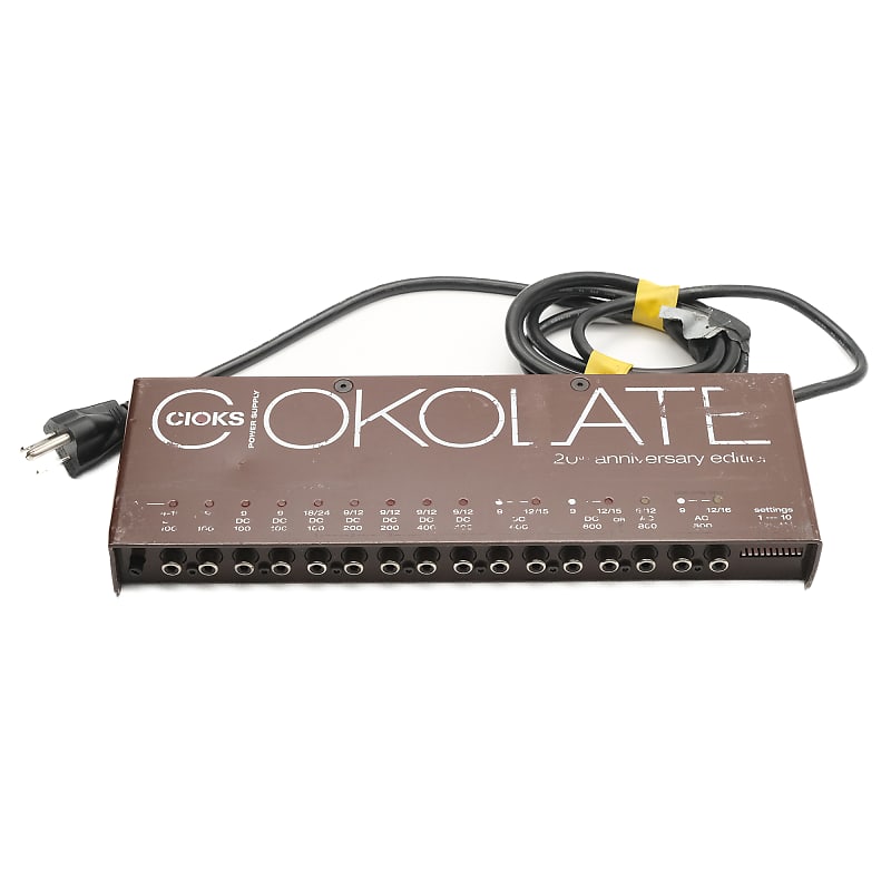CIOKS CIOKOLATE 20周年記念モデル パワーサプライ CIOKS CIOKOLATE 16-output 12 Isolated Section Guitar Pedal