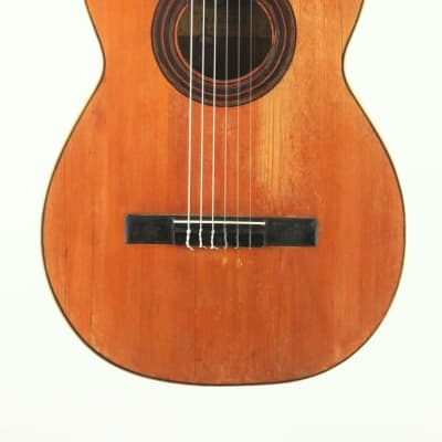 Juan Galan Caro 1896 romantic guitar - rare and collectable - disciple of Antonio de Lorca + video image 2