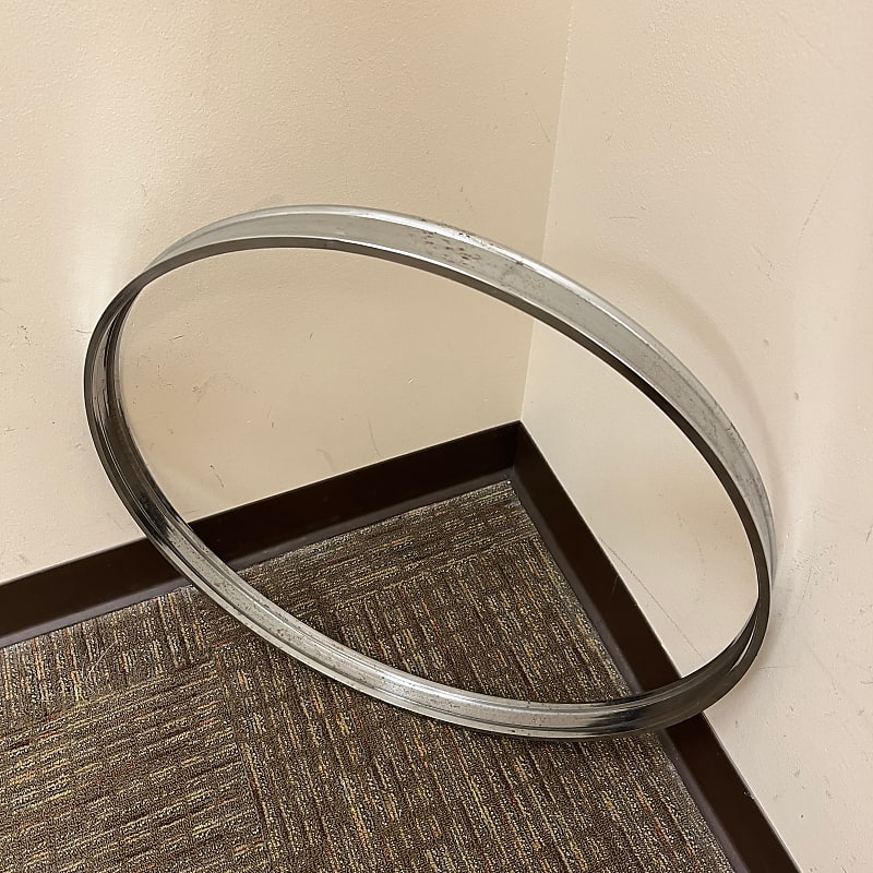 Bass Drum Hoop 22" Metal Chrome Reverb
