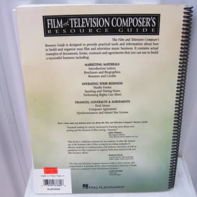 Film and Television Composer's Ressource Guide Book image 2