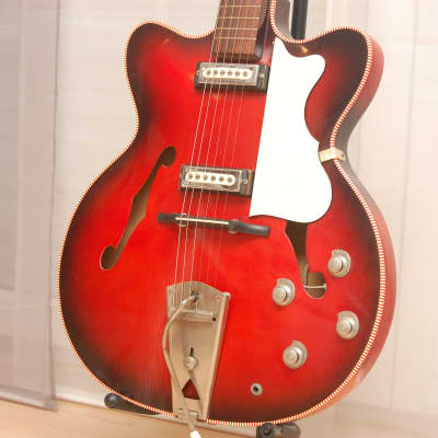 Hüttl Beat King II – 1960s German Vintage Archtop Hollowbody Jazz Guitar for sale