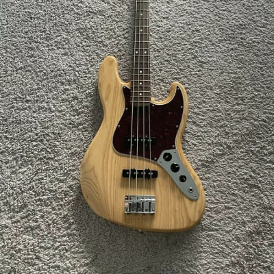 Fender FSR Jazz Bass 2016 MIM Special Edition Deluxe Natural Ash 4-String Guitar for sale