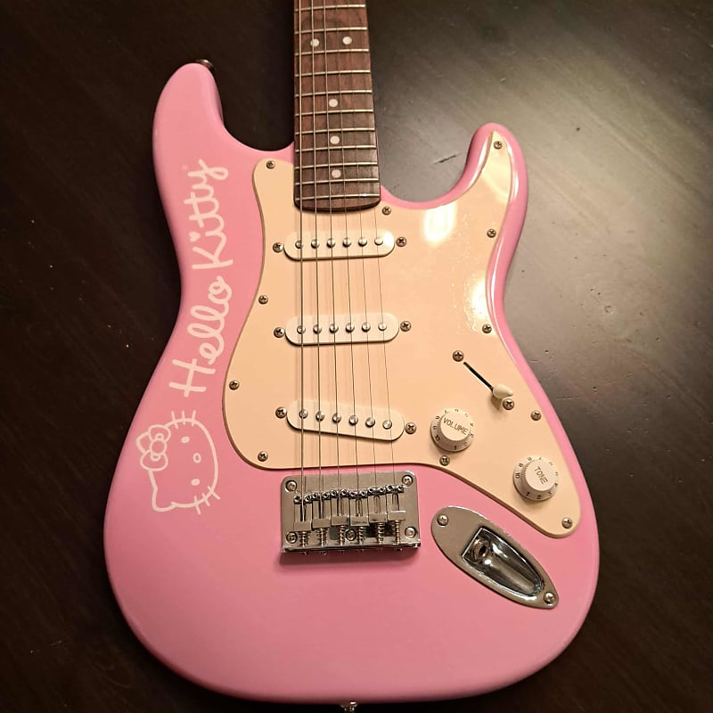 Squier Hello Kitty Mini Stratocaster | Reverb
