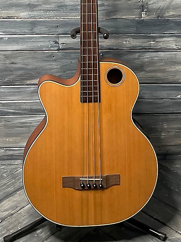 Boulder Creek Left Handed EBR3N4LF 4 String Fretless Reverb