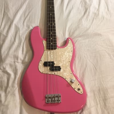 Custom Pink 2001 Mark Hoppus Fender Bass w/ Hardshell image 2