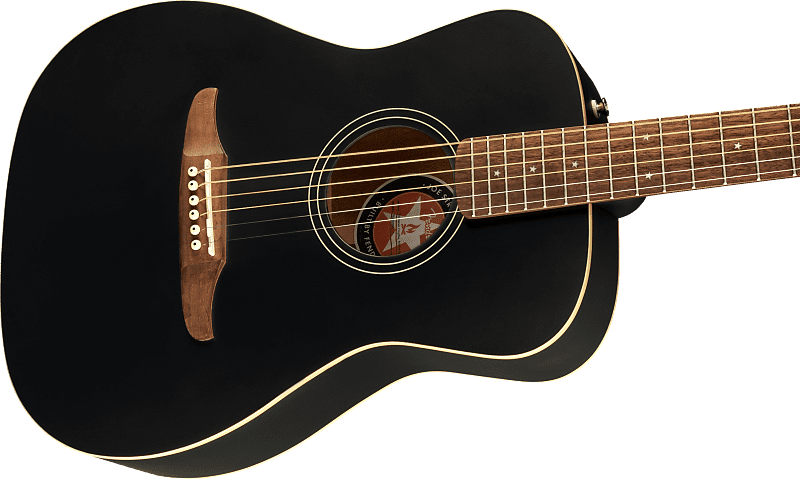 Fender Joe Strummer Campfire Walnut Fingerboard Matte Black image 1